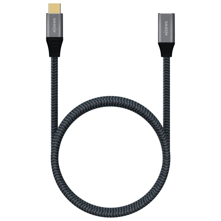 AISENS USB 3.2 Gen2X2 Aluminum Cable 20Gbps 5A 100W, USB-C/M-USB-C/H…