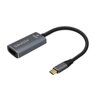 AISENS Conversor Aluminio USB-C a HDMI 4K@60Hz, USB-C/M-HDMI/H, Gris…