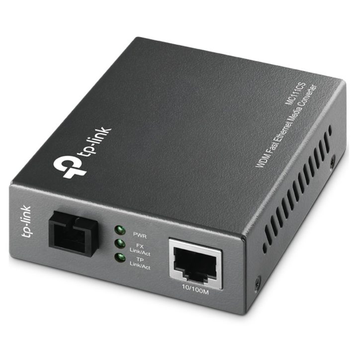 TP-Link MC111CS conversor de meio 1000 Mbit/s 1550 nm Monomodo Preto
