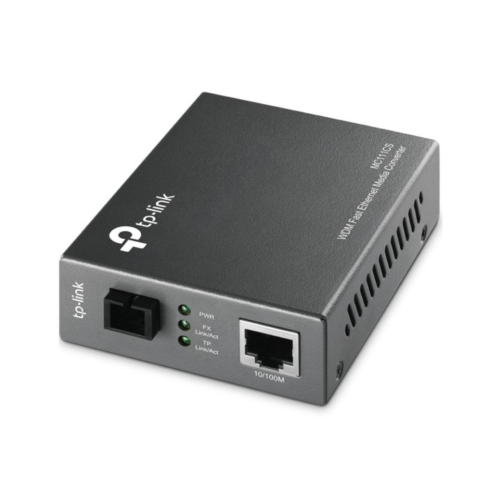 TP-Link MC111CS Media Converter 1000 Mbit/s 1550 nm Single-mode Black
