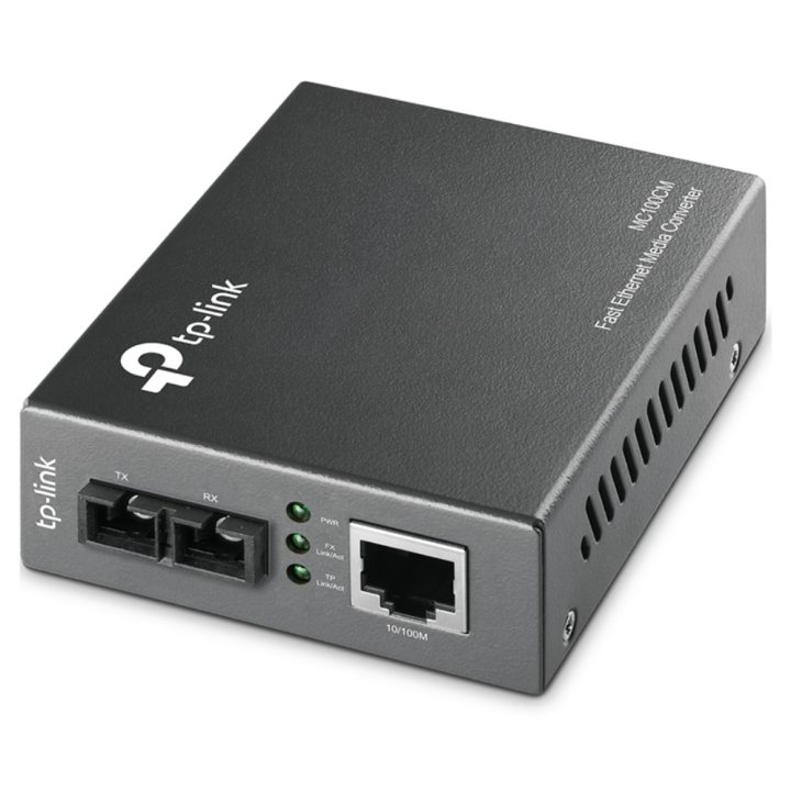 TP-Link MC100CM Media Converter 1000 Mbit/s 1310 nm Black