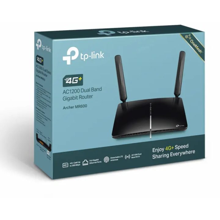 Router sem fios TP-Link Archer MR600 de banda dupla (2,4 GHz / 5 GHz)…