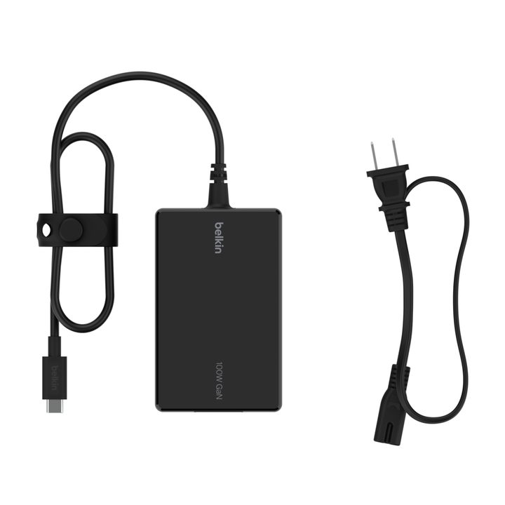 Belkin Power Adapter - GaN Technology - 100 Watts - PD (USB-C) -…