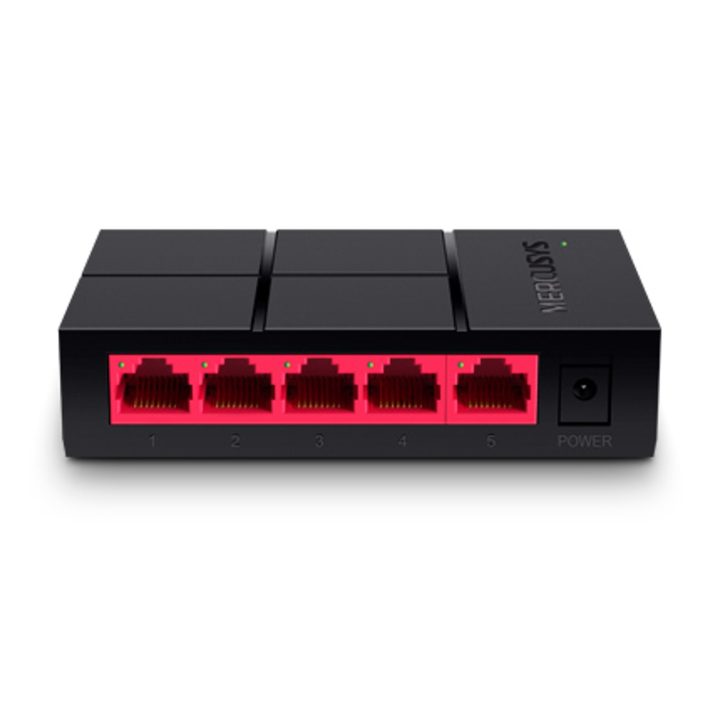 Switch Mercusys MS105G 5 puertos-10-100 - 1000Mbps-RJ45