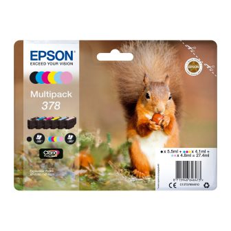 Epson Squirrel Tinta multipack 6 cores 378 Claria Photo HD Ardilla