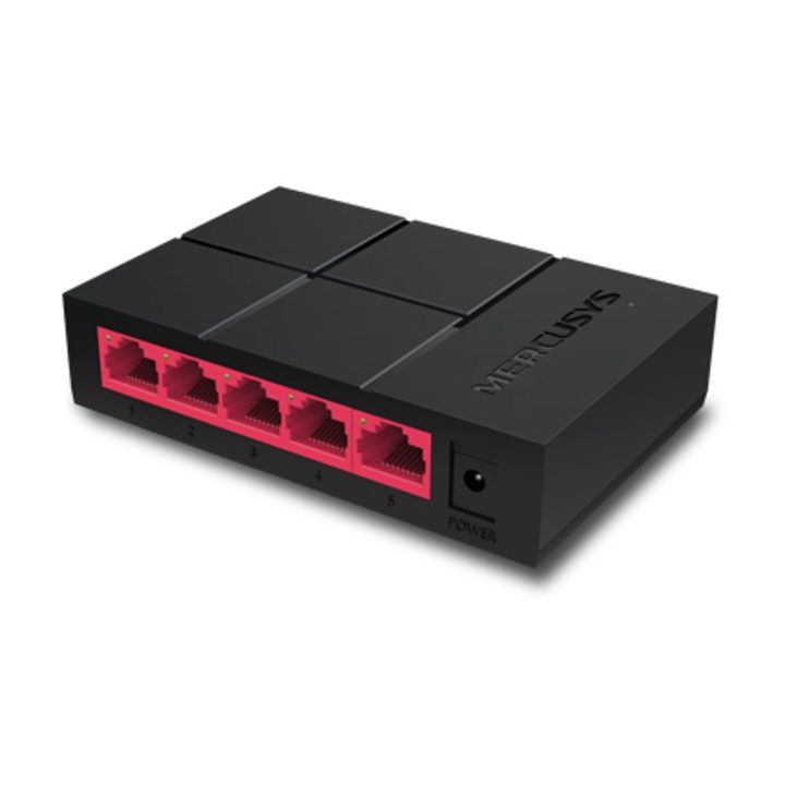 Switch Mercusys MS105G 5 puertos-10-100 - 1000Mbps-RJ45
