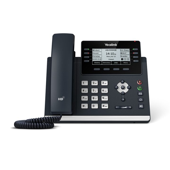 Yealink SIP-T43U IP Phone Gray 12 Lines LCD Wi-Fi