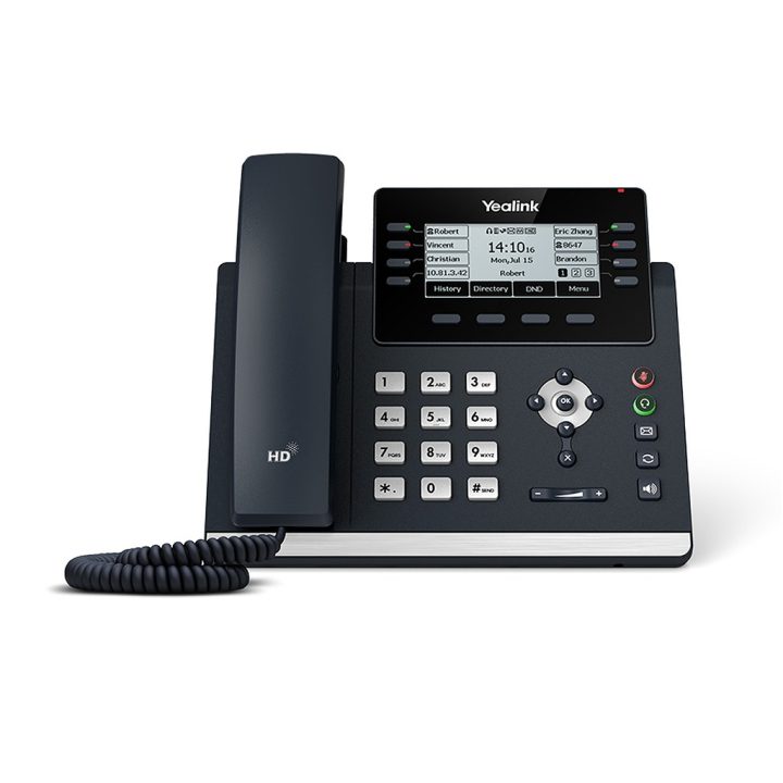 Yealink SIP-T43U IP Phone Gray 12 Lines LCD Wi-Fi