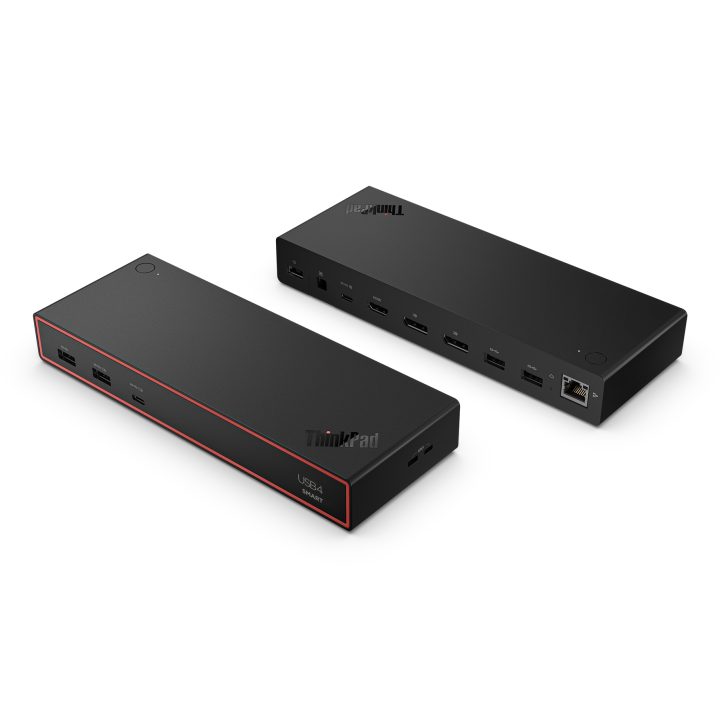 Lenovo ThinkPad USB4 Smart Dock 5500 with 135W Adapter Wired Black