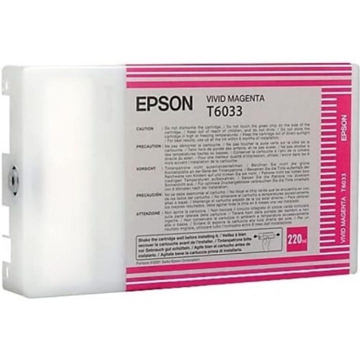 Cartucho Epson T603300 magenta vivo