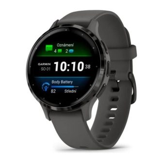Garmin venu 3s reloj smartwatch 41mm bisel acero inoxidable gris con…