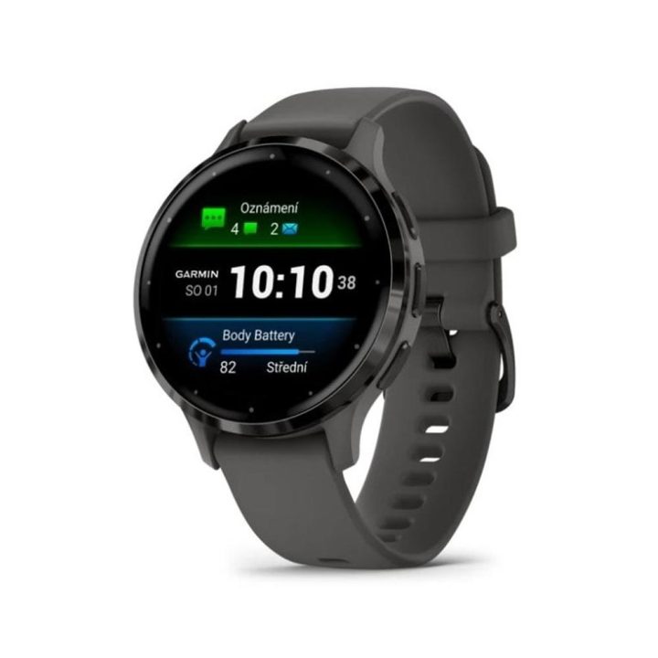 Garmin Venu 3S smartwatch 41 mm bisel em aço inoxidável cinzento com…