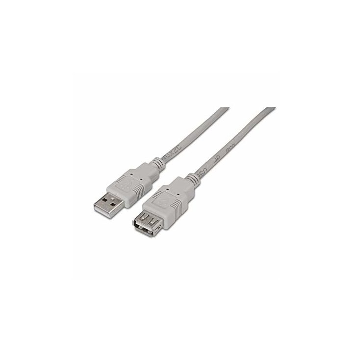 AISENS A101-0013 cable USB USB 2.0 1,8 m USB A Beige