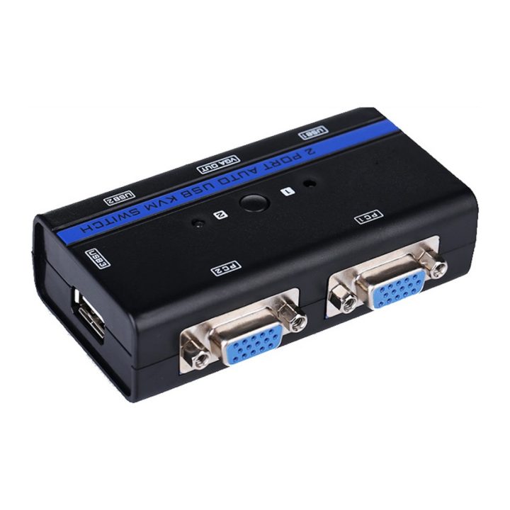 AISENS A111-0064 interruptor KVM Montagem em rack Preto