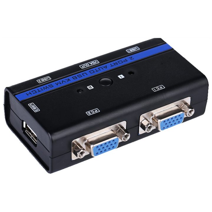 AISENS A111-0064 KVM Switch Rack Mount Black