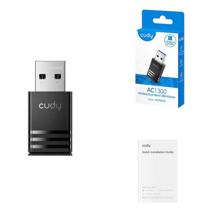 Cudy WU1300S WLAN Network Adapter and Card 867 Mbit/s