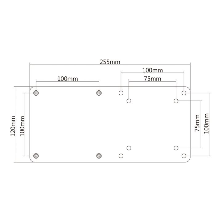 Suporte VESA AISENS para mini PC, Preto