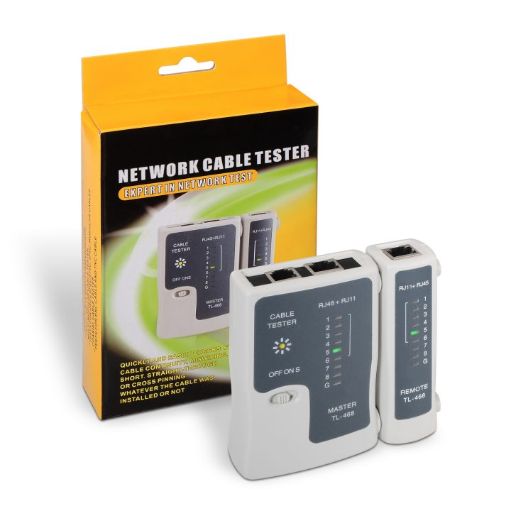 AISENS A142-0312 Network Cable Tester UTP/STP Cable Tester Gray