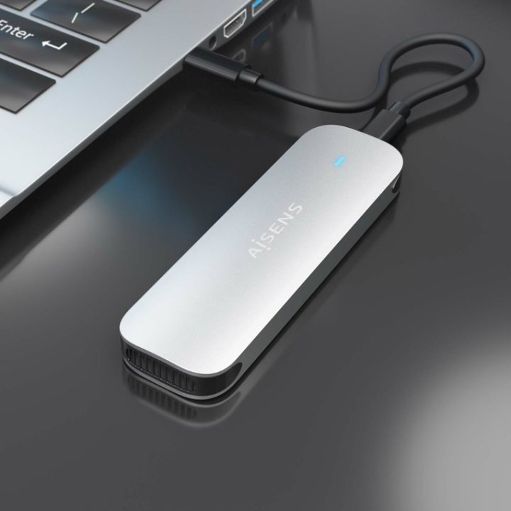 AISENS M.2 (NGFF) External Enclosure ASM2-025SL NVMe to USB3.2 Gen2…