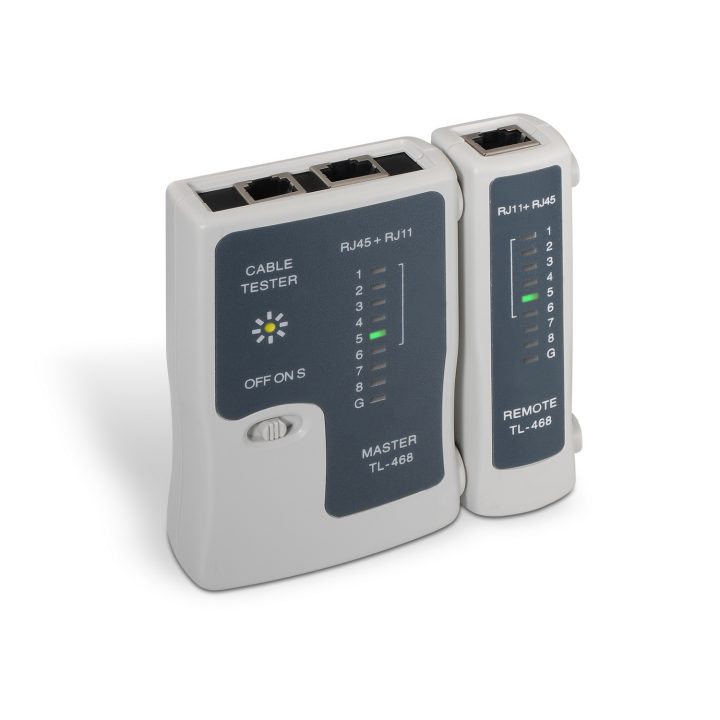 AISENS A142-0312 Network Cable Tester UTP/STP Cable Tester Gray