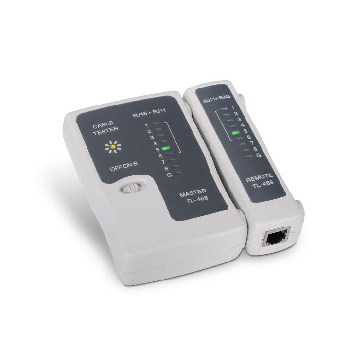 AISENS A142-0312 Network Cable Tester UTP/STP Cable Tester Gray