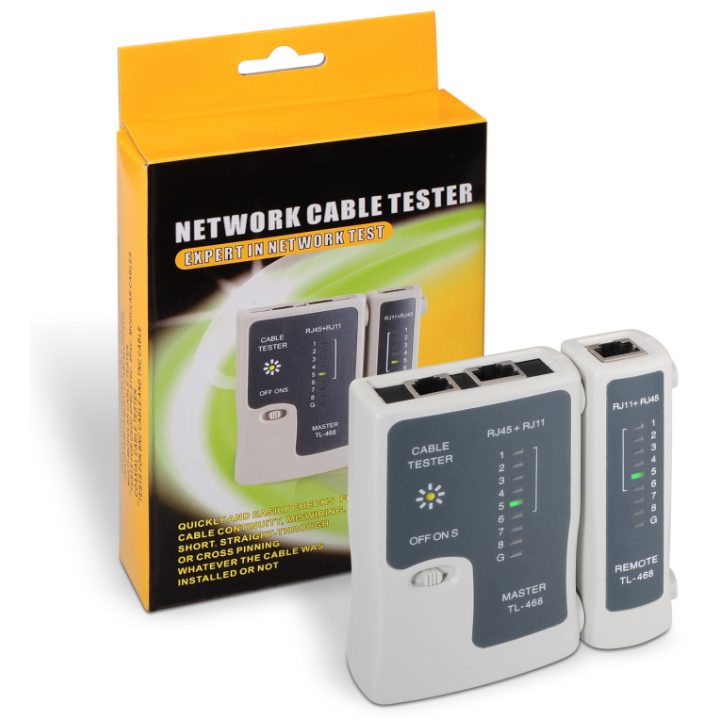 AISENS A142-0312 Network Cable Tester UTP/STP Cable Tester Gray