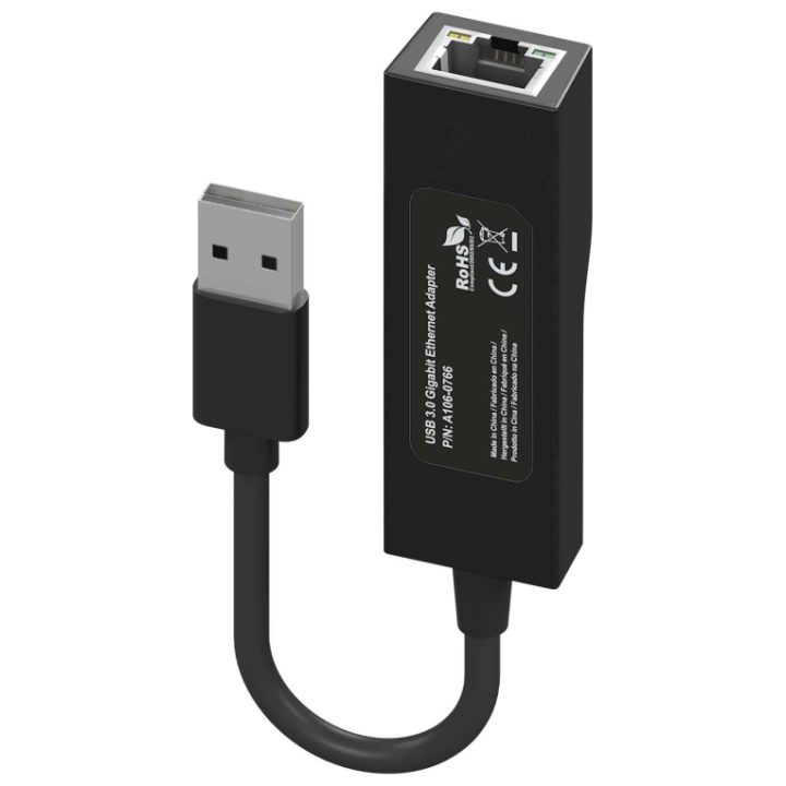 AISENS Conversor USB 3.0 a Ethernet Gigabit 10/100/1000 Mbps, Negro…