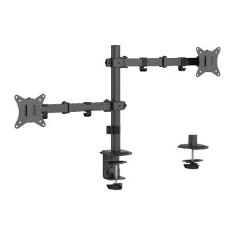 Gembird MA-D2-03 suporte para monitor 32" Secretária Preto