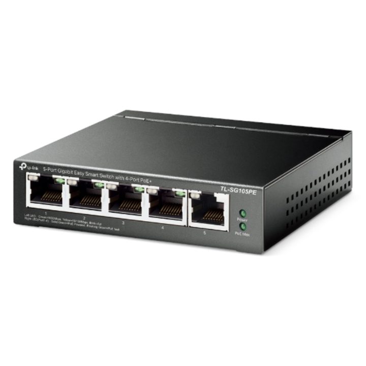 TP-Link TL-SG105PE Managed L2 Gigabit Ethernet (10/100/1000) Power…