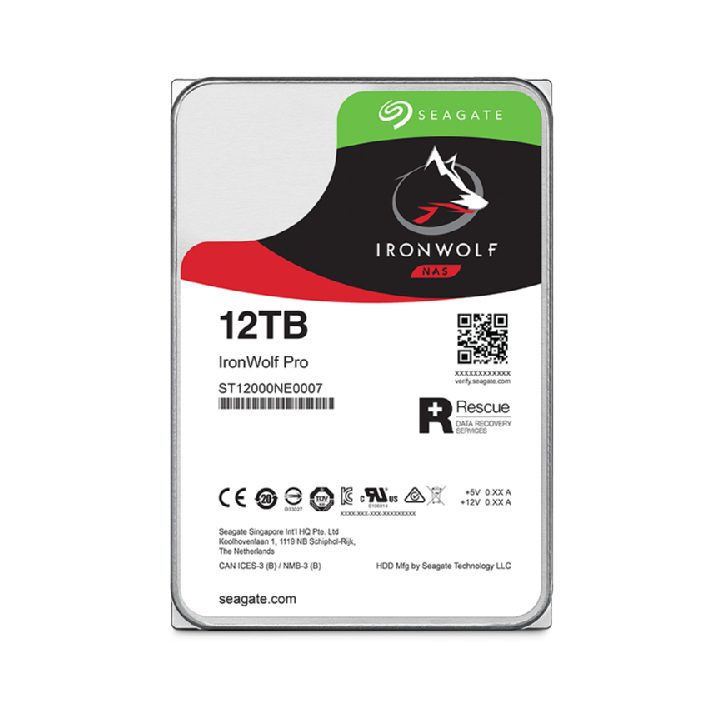 Seagate IronWolf Pro ST12000NT001 disco rígido interno 12 TB 7200 RPM…