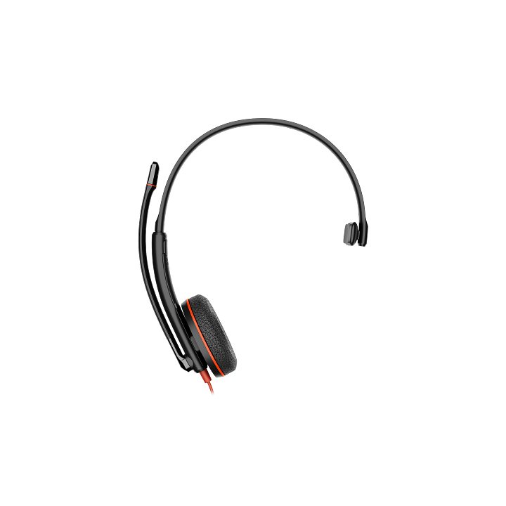 HP Poly Auscultadores Poly Blackwire 3215 monoaurais USB-C + conector…