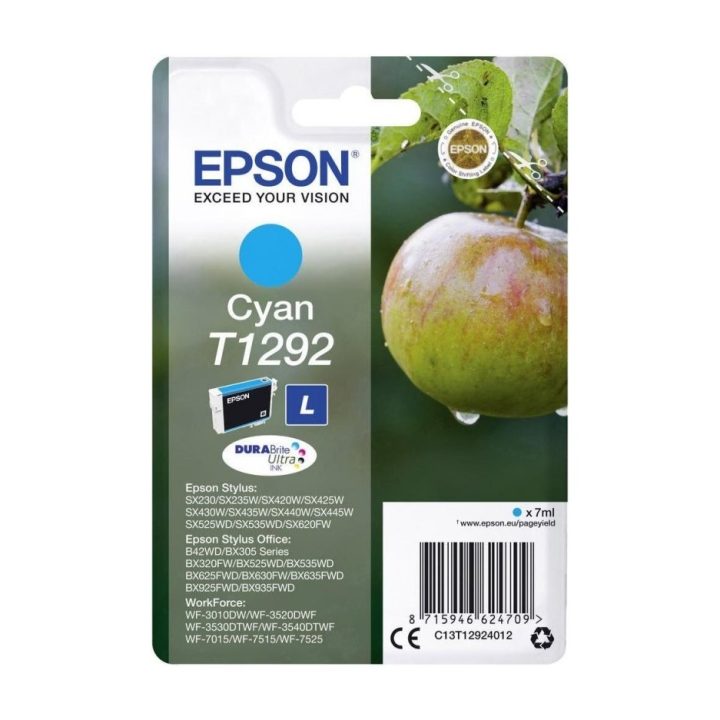 Epson Cyan Ink T1292 DURABrite Ultra Manzana