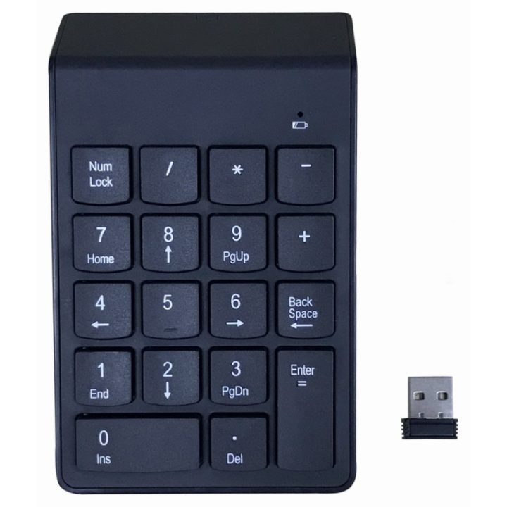 Gembird KPD-W-02 Numeric Keypad Portable/PC Bluetooth Black