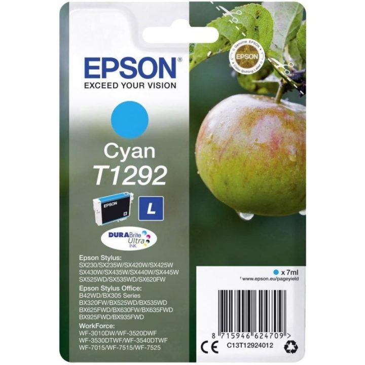 Epson Cyan Ink T1292 DURABrite Ultra Manzana
