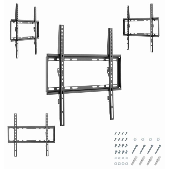 Gembird WM-55F-04 55" TV Wall Mount Black