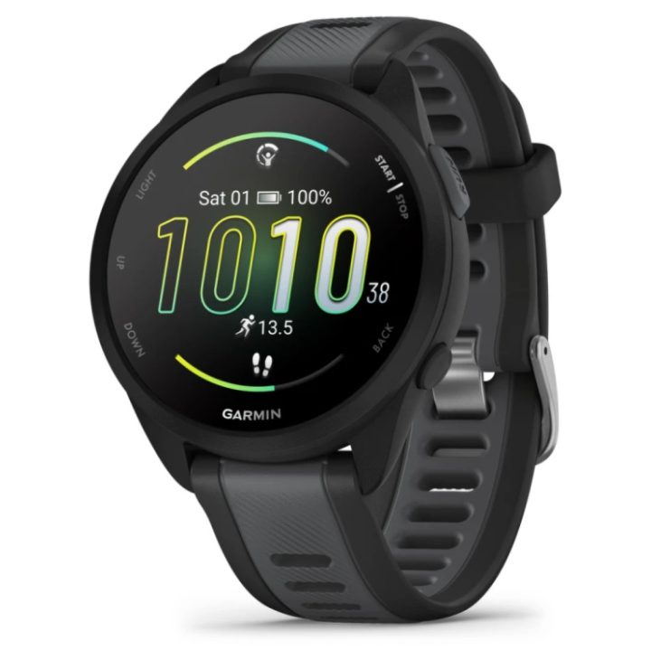 Garmin Forerunner 165 43mm Black GPS Smartwatch (010-02863-20)