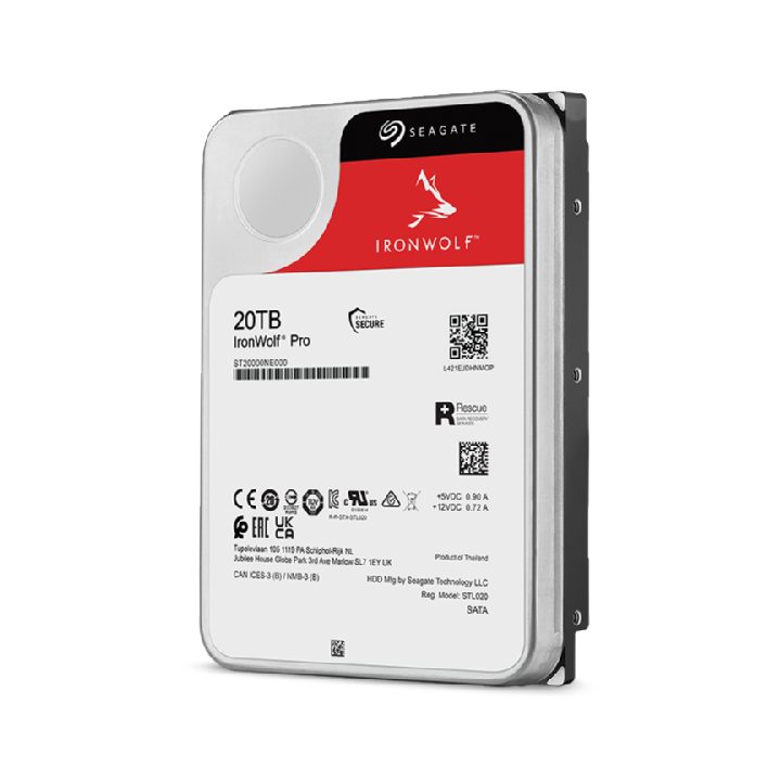 Seagate IronWolf Pro ST20000NT001 disco duro interno 20 TB 7200 RPM…
