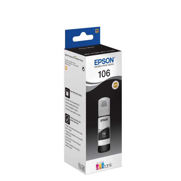 Epson 106 Photo Black Ink Bottle for EcoTank