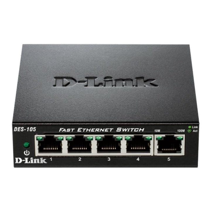 D-Link DES-105 Não Gerido L2 Preto