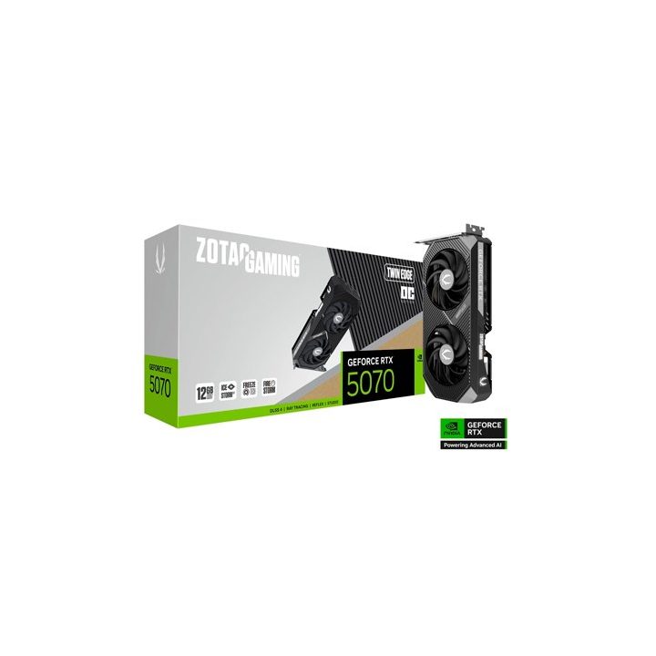 Tarjeta gráfica ZOTAC rtx 5070 twin edge oc 12GB (ZT-B50700H-10P)