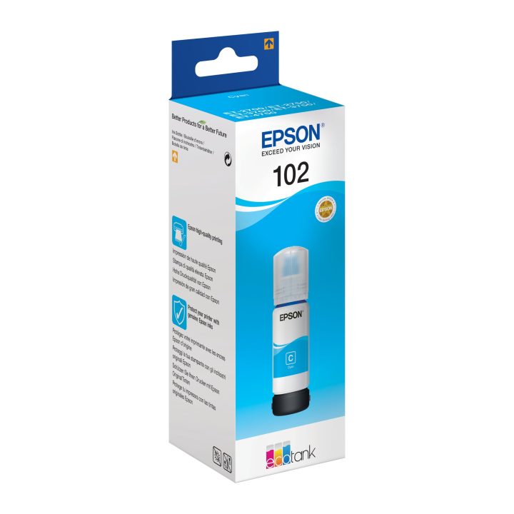 Epson 102 EcoTank Cyan Ink Bottle