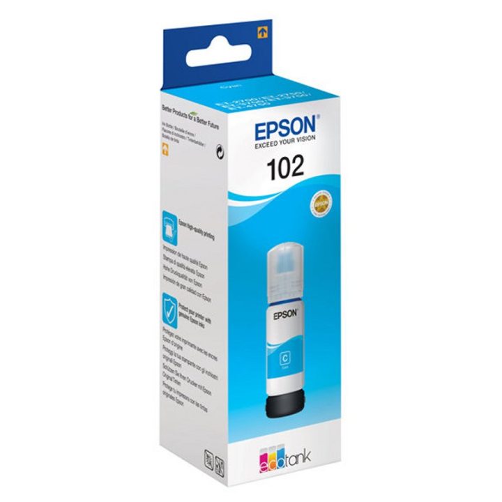 Epson 102 EcoTank Cyan Ink Bottle