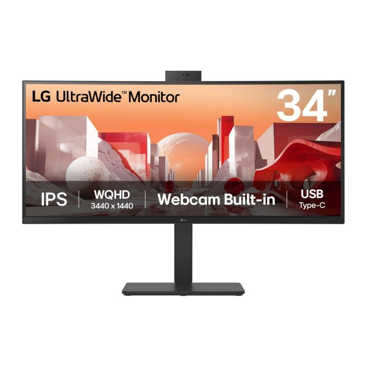 LG 34BA85QE-B 34" UWQHD Curved IPS Monitor