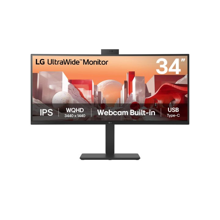 LG 34BA85QE-B 34" UWQHD IPS curvo