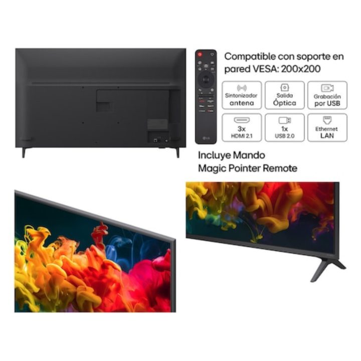 LG QNED evo AI MiniLED 43QNED81B6C.AEU Televisor 43" 4K Ultra HD…