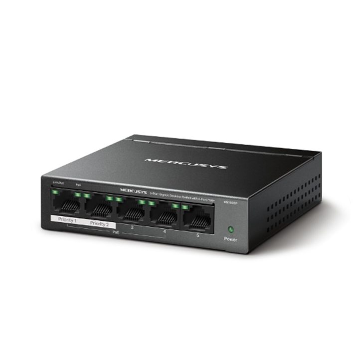 Mercusys MS105GP switch Gigabit Ethernet (10/100/1000) Energia sobre…