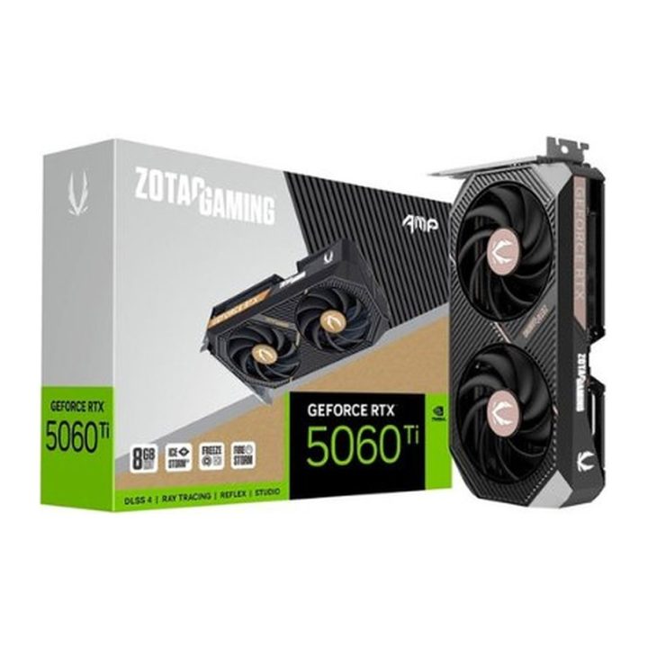 ZOTAC RTX 5060 Ti 8GB AMP GDDR7 Graphics Card (ZT-B50610F-10M)