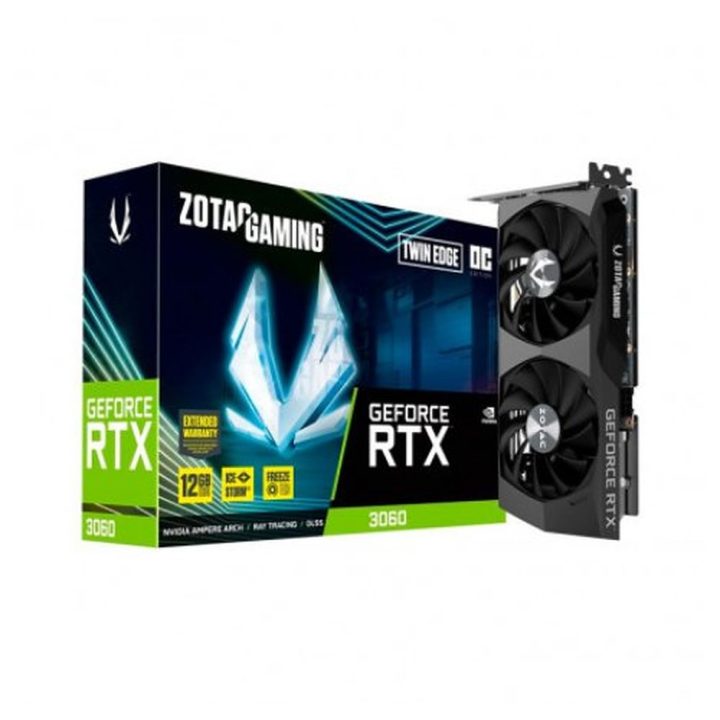 Tarjeta gráfica ZOTAC gaming rtx 3060 twin edge 12GB GDDR6…