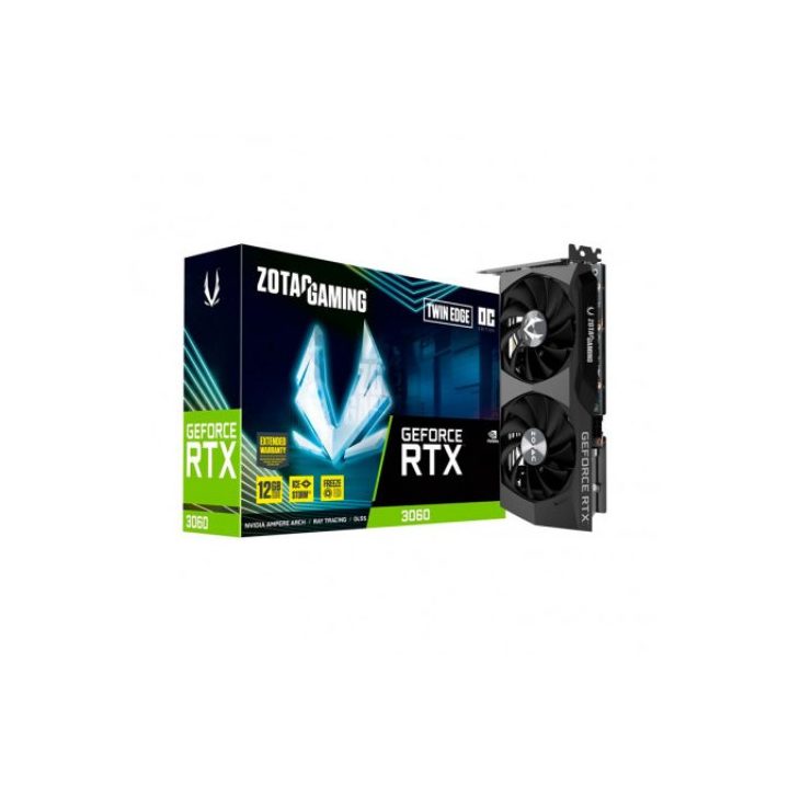 Tarjeta gráfica ZOTAC gaming rtx 3060 twin edge 12GB GDDR6…