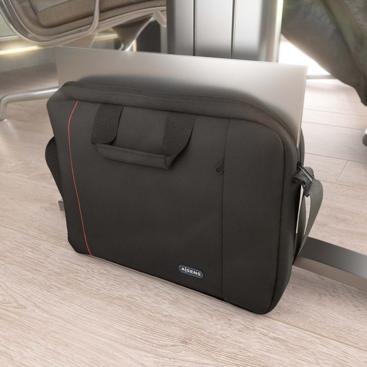 AISENS Mala para portátil 15.6, Preto